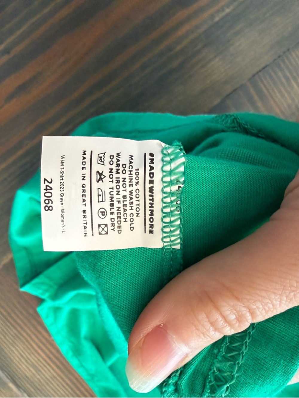 SBD Women's Short Sleeve Tee in Green - World's Strongest Man - Picture 5 of 5
